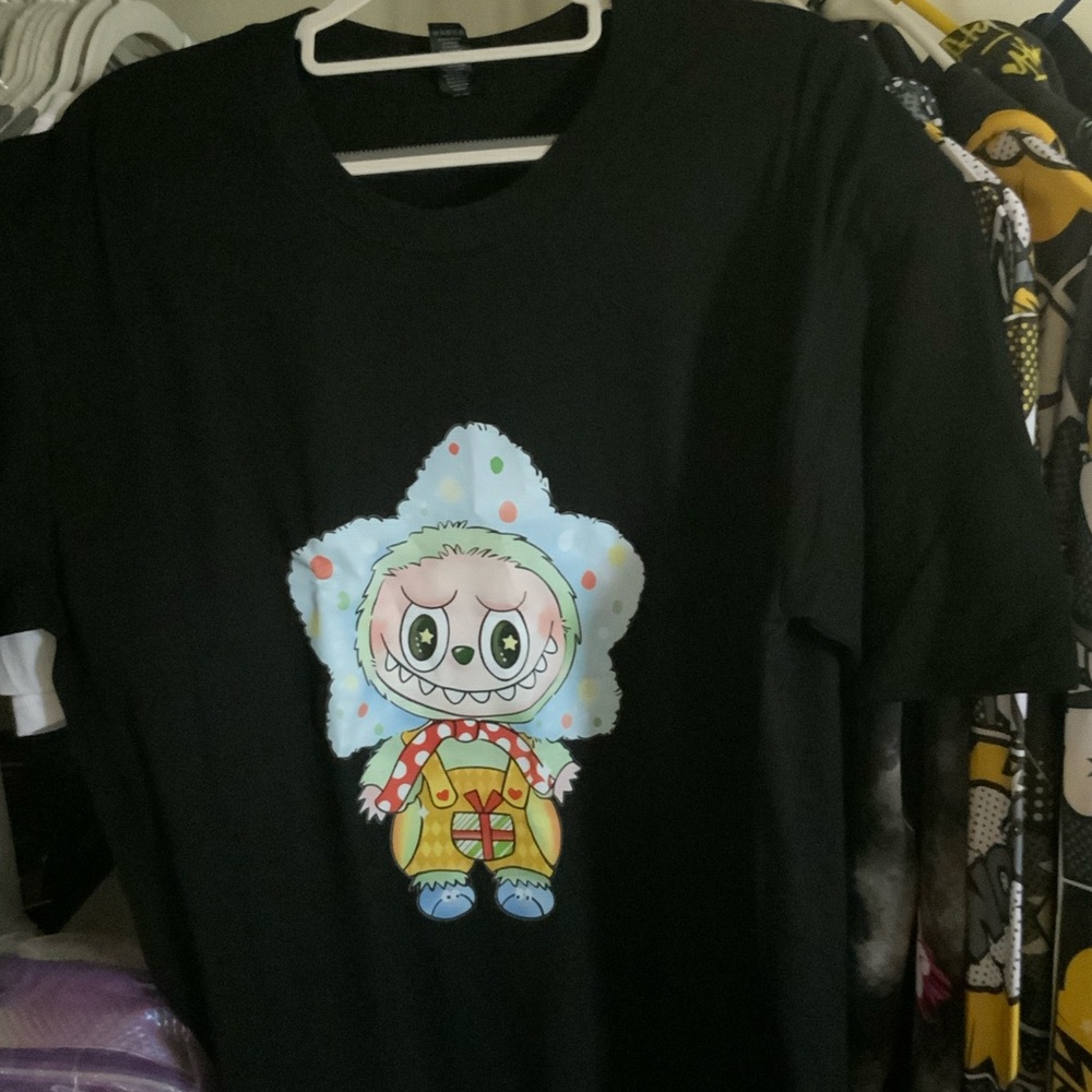 Black Graphic Short Sleeve Tee